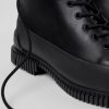 Camper Zapatos De Vestir | Bota De Vestir Negra Con Cordones Para Hombre