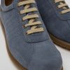 Camper Zapatos Casual | Zapato De Nobuk Azul Para Mujer