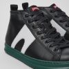 Camper Zapatillas | Sneakers Negras De Piel Para Hombre