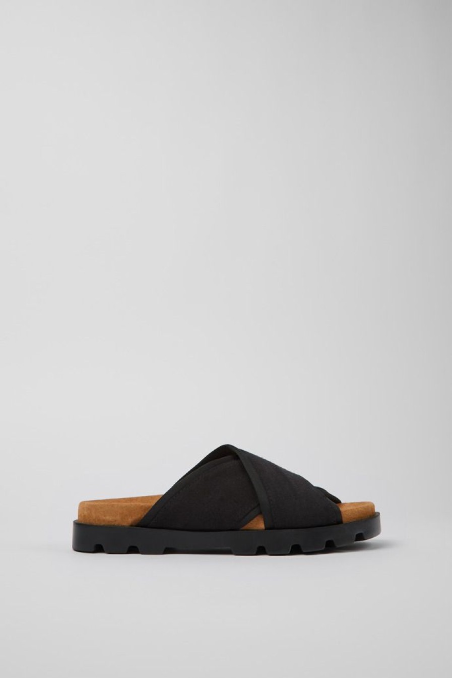 Camper Sandalias | Sandalia Con Tira Cruzada De Tejido Para Mujer