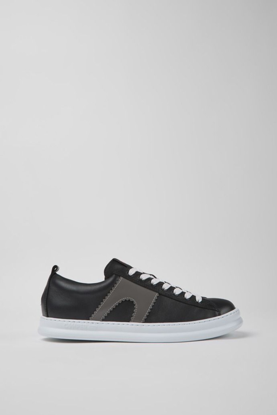 Camper Zapatillas | Sneakers Negras De Piel Para Hombre