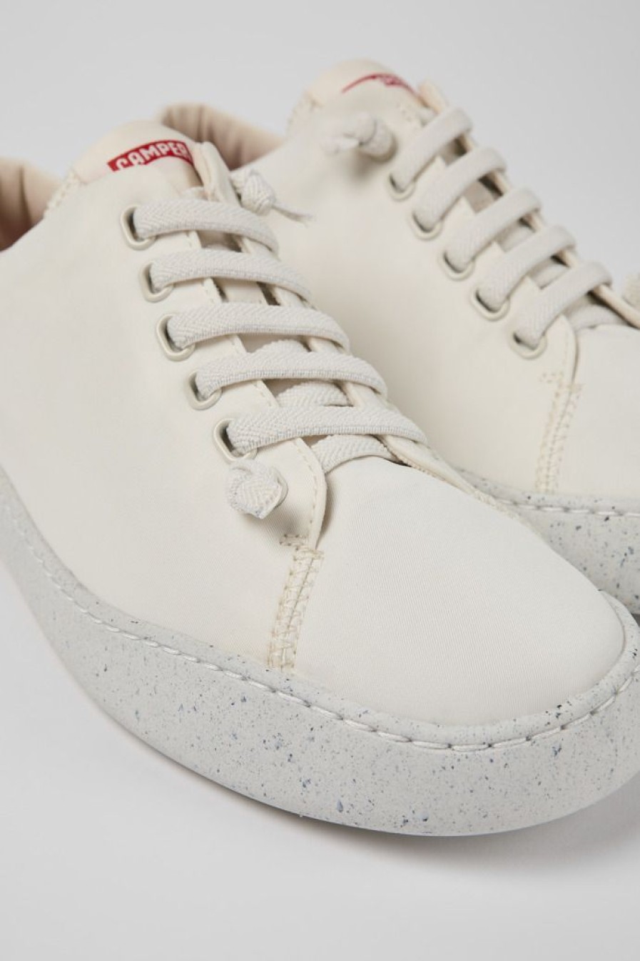 Camper Zapatos Casual | Sneaker De Tejido Blanca Para Hombre