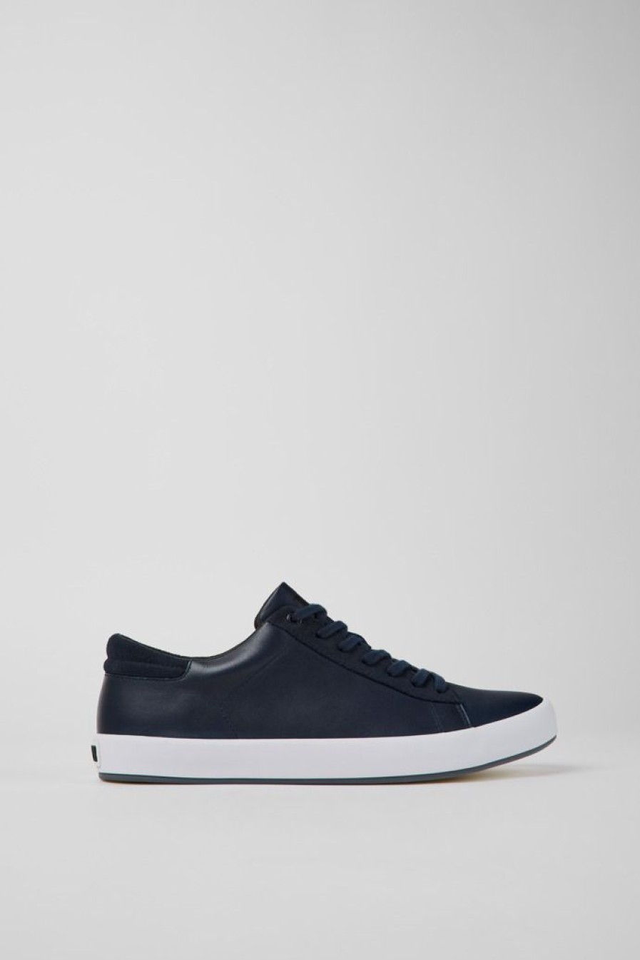 Camper Zapatillas | Sneakers Azules De Piel Y Nobuk Para Hombre