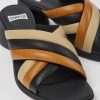 Camper Sandalias | Sandalias De Piel Multicolores Para Mujer