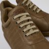 Camper Zapatos Casual | Sneaker Oxford De Piel Marron Para Hombre