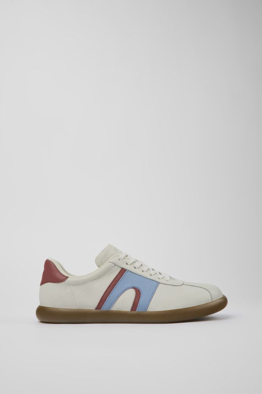 Camper Zapatillas | Sneaker De Piel Blanca Para Hombre