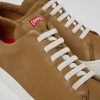 Camper Zapatos Casual | Sneaker De Piel Marron Para Hombre