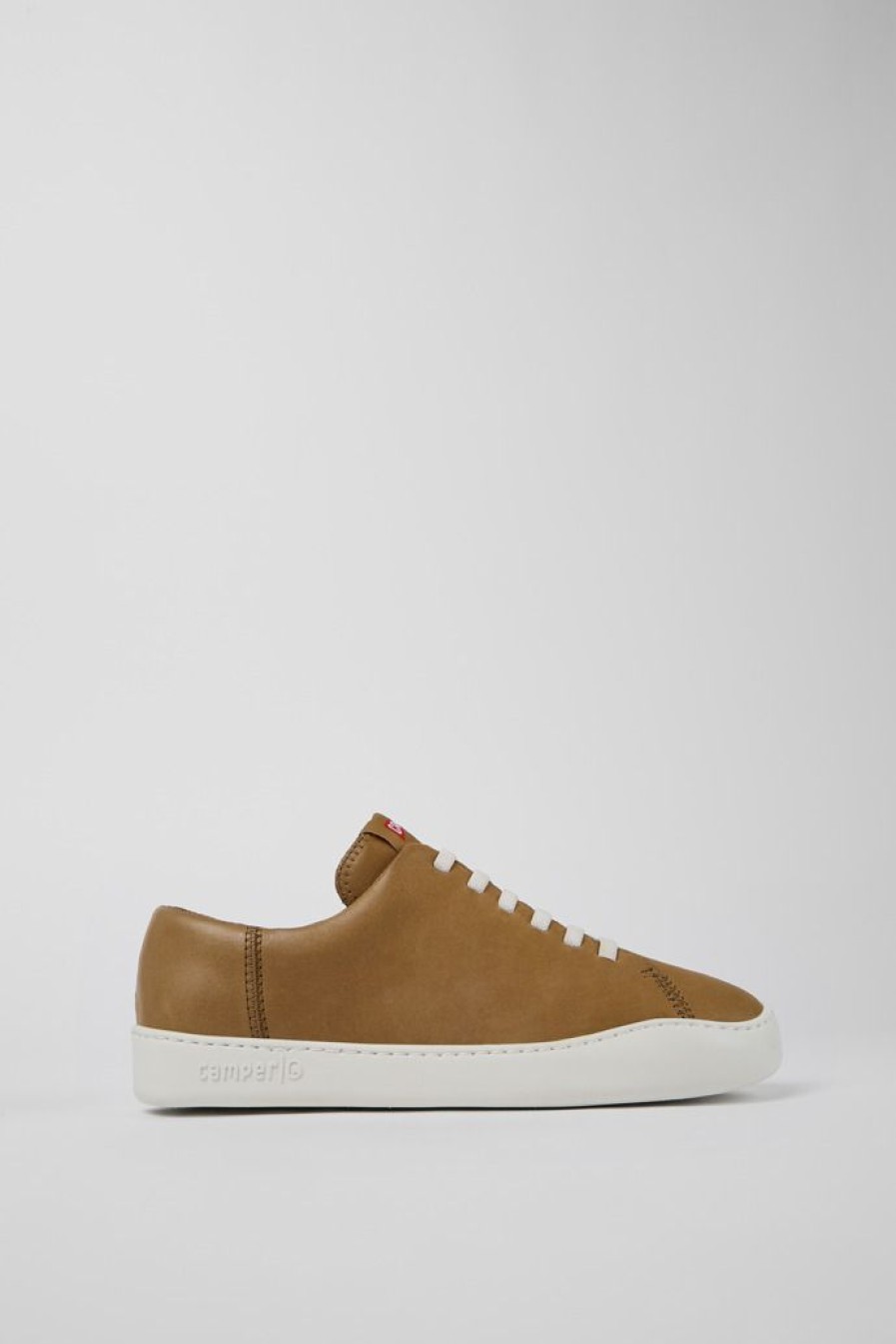 Camper Zapatos Casual | Sneaker De Piel Marron Para Hombre