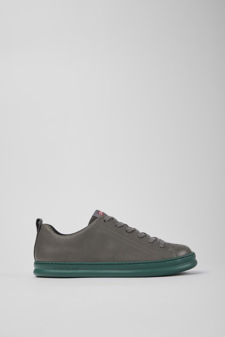 Camper Zapatillas | Sneakers Grises De Piel Para Hombre