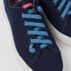 Camper Zapatillas | Sneakers Azules De Tejido Para Mujer