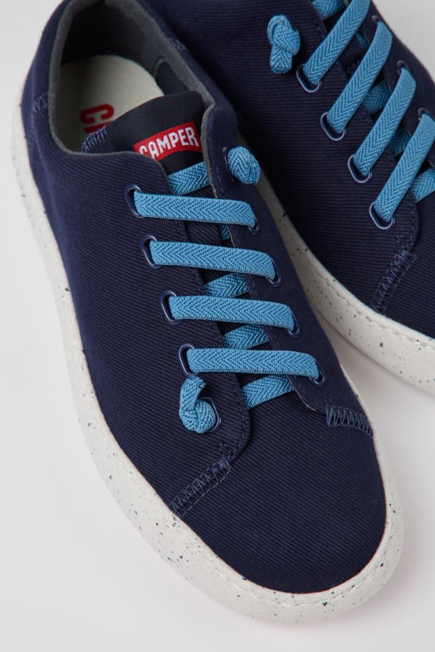 Camper Zapatillas | Sneakers Azules De Tejido Para Mujer