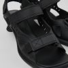 Camper Sandalias | Sandalia Con Tiras De Piel Reciclada Para Mujer