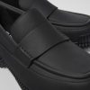 Camper Zapatos De Vestir | Mocasin De Piel Negro Para Hombre