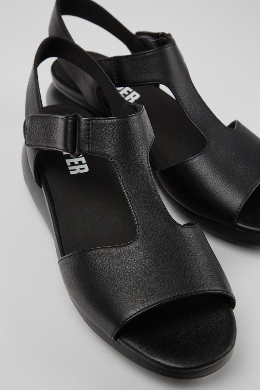 Camper Sandalias | Sandalia Negra Para Mujer