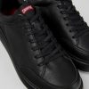 Camper Zapatillas | Sneakers Negras De Piel Para Hombre