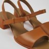 Camper Sandalias | Sandalia De Tiras Marron Para Mujer