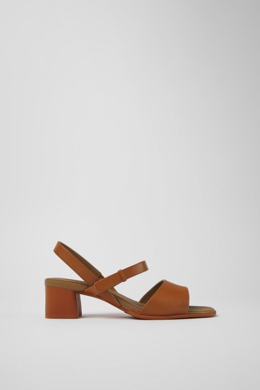 Camper Sandalias | Sandalia De Tiras Marron Para Mujer