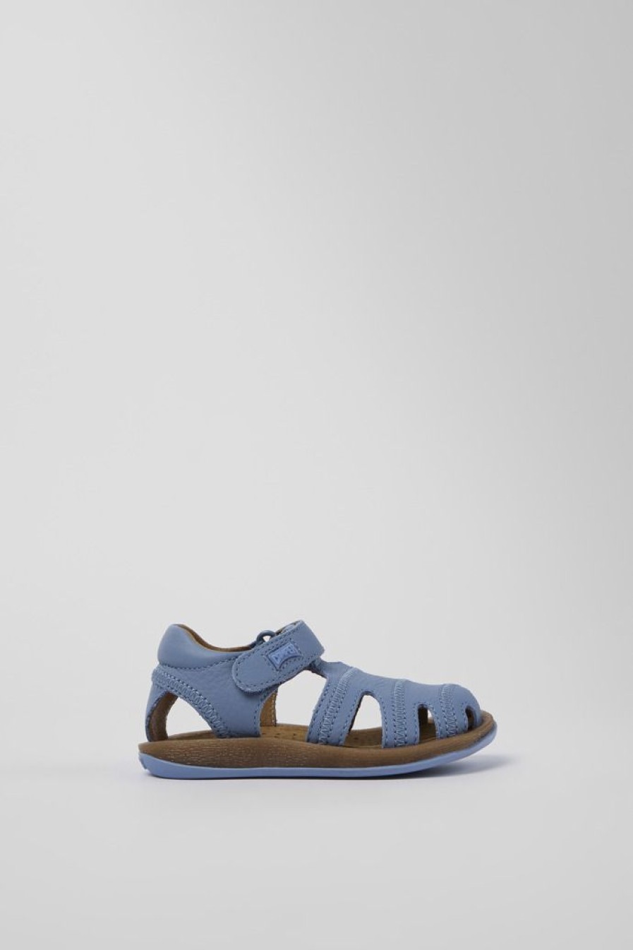 Camper Sandalias | Sandalia De Piel Azul