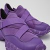 Camper Zapatillas | Sneaker De Tejido/Piel Violeta Para Hombre