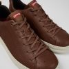 Camper Zapatillas | Sneaker De Piel Marron Para Hombre