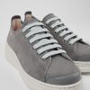 Camper Zapatillas | Sneaker De Nobuk/Piel Gris Para Mujer