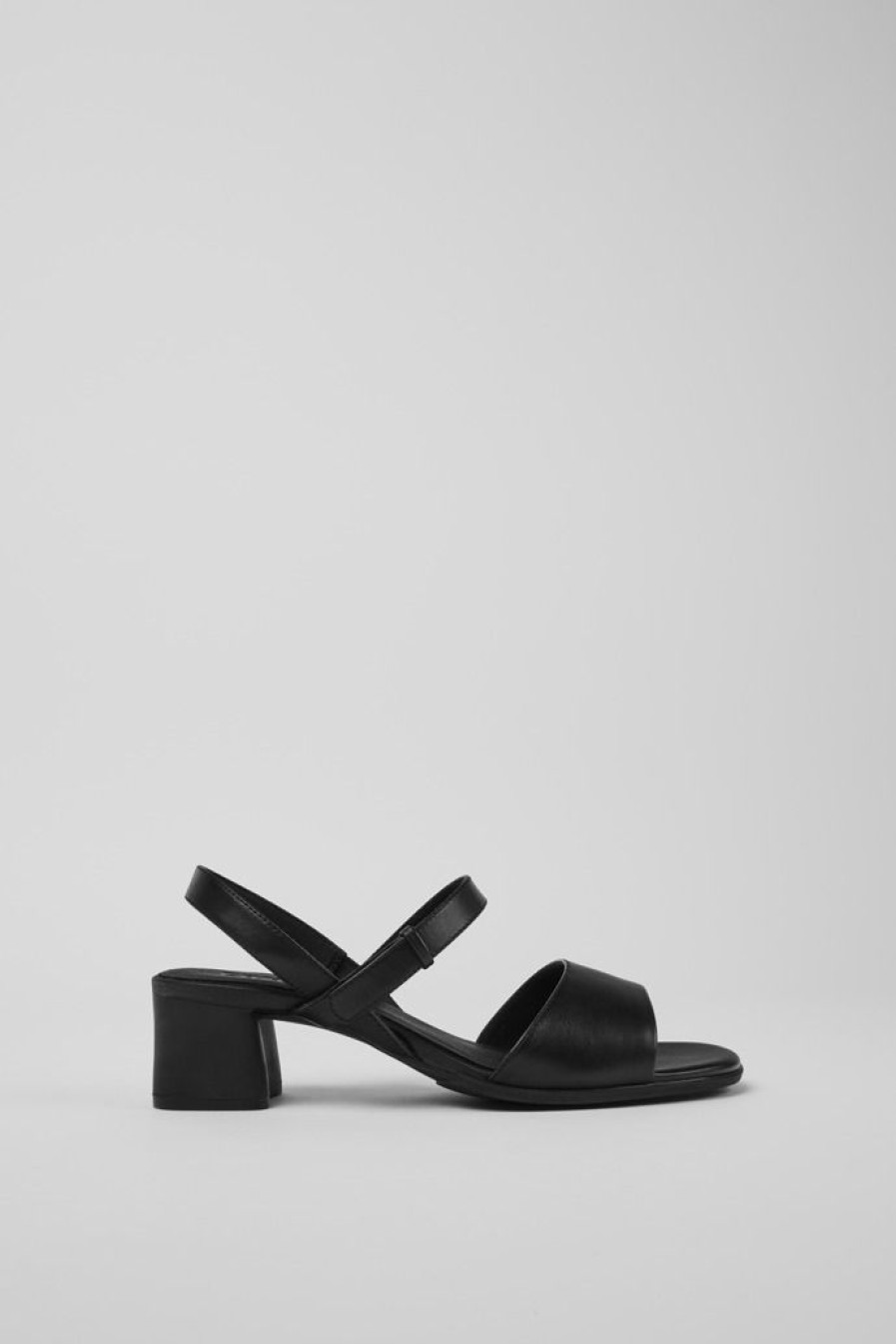 Camper Sandalias | Sandalia Negra Para Mujer Con Tiras