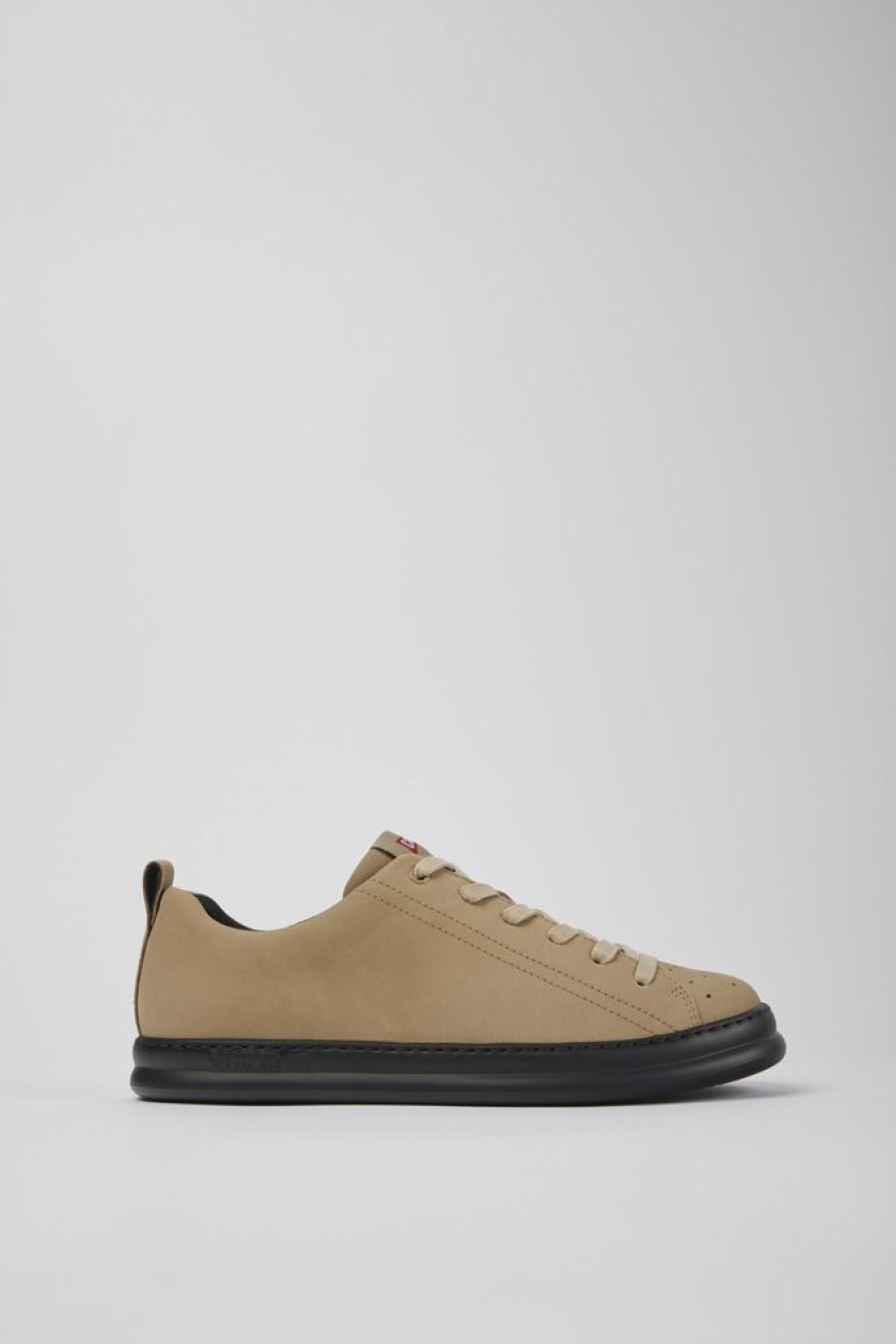 Camper Zapatillas | Sneakers Beige De Nobuk Para Hombre