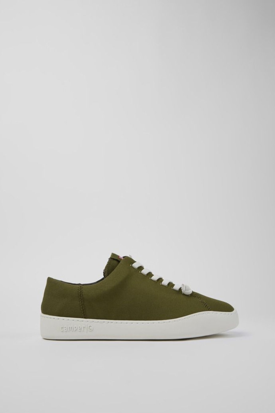 Camper Zapatos Casual | Sneaker De Tejido Verde Para Hombre