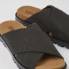 Camper Sandalias | Sandalias Grises De Algodon Reciclado Para Hombre