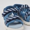 Camper Sandalias | Sandalias Azules De Tejido Para Ninos