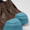 Camper Zapatos De Vestir | Zapatos Marrones De Piel Responsable Para Hombre