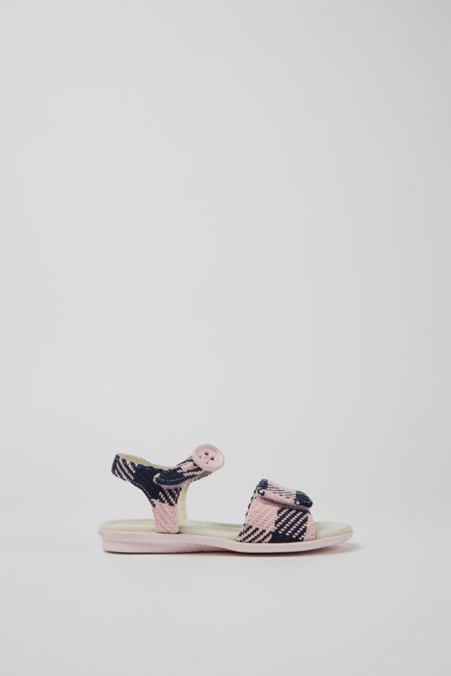 Camper Sandalias | Sandalias En Rosa Y Azul Para Nina