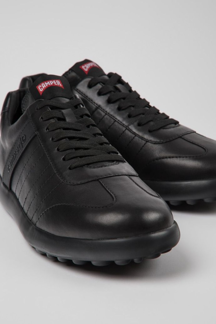 Camper Zapatillas | Sneakers De Piel En Color Negro Para Hombre