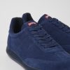 Camper Zapatillas | Sneakers De Nobuk Azules Para Hombre