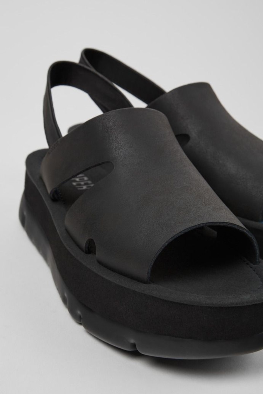 Camper Sandalias | Sandalia Negra Para Mujer