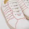 Camper Zapatillas | Zapato De Piel Blanco Para Mujer