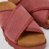 Camper Sandalias | Sandalia Con Tira Cruzada De Tejido Para Mujer