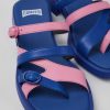 Camper Sandalias | Sandalia Sin Puntera De Piel Multicolor Para Mujer