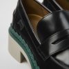 Camper Zapatos De Vestir | Mocasines Negros De Piel Para Mujer