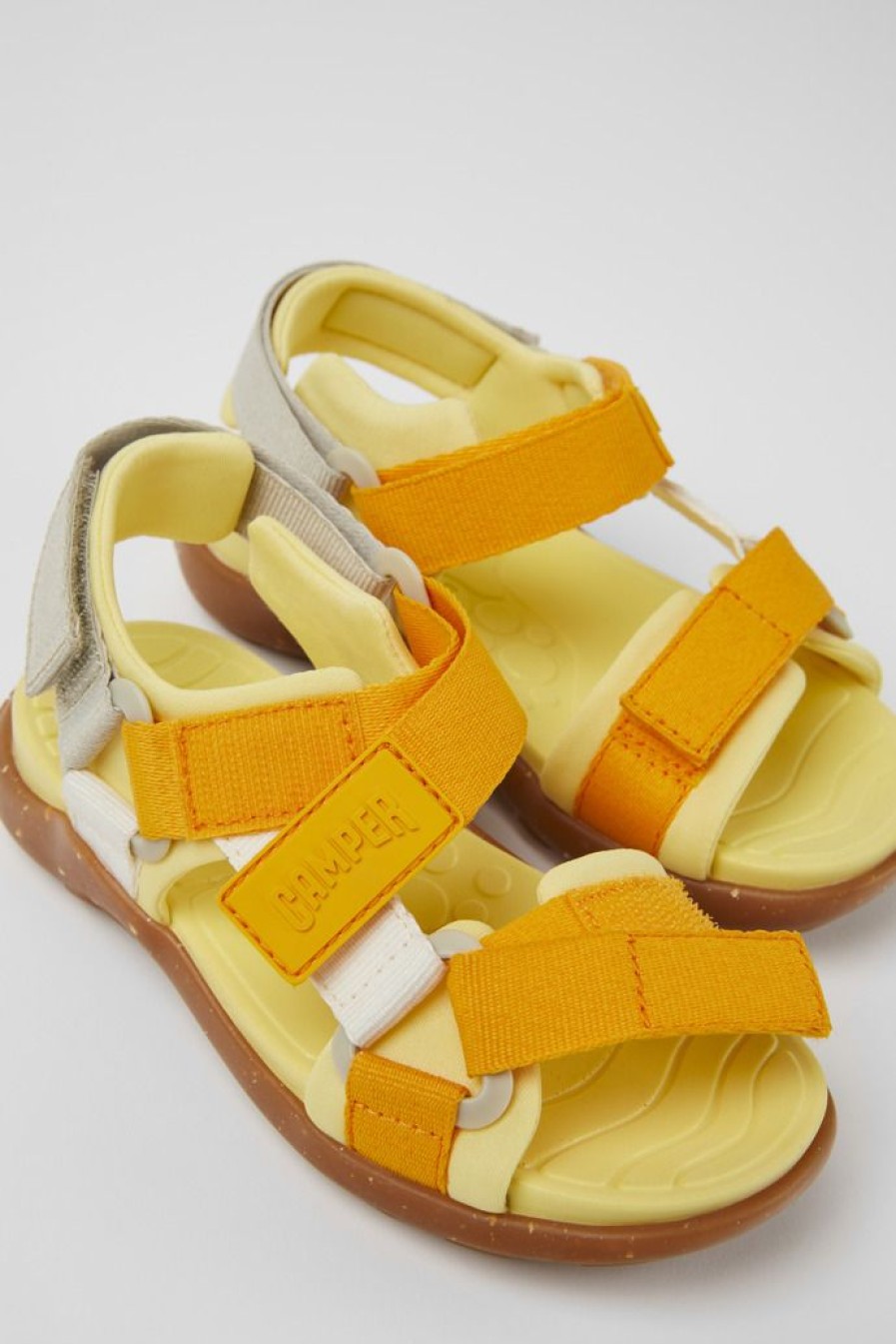 Camper Sandalias | Sandalias Multicolores De Tejido Para Ninos