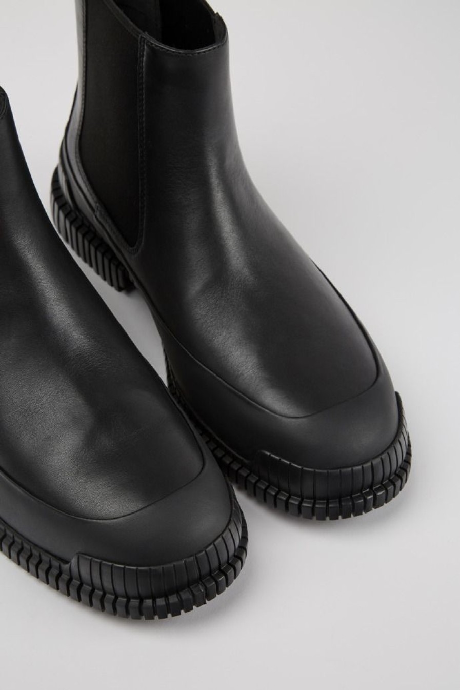 Camper Zapatos De Vestir | Bota Chelsea De Vestir Negra Para Hombre