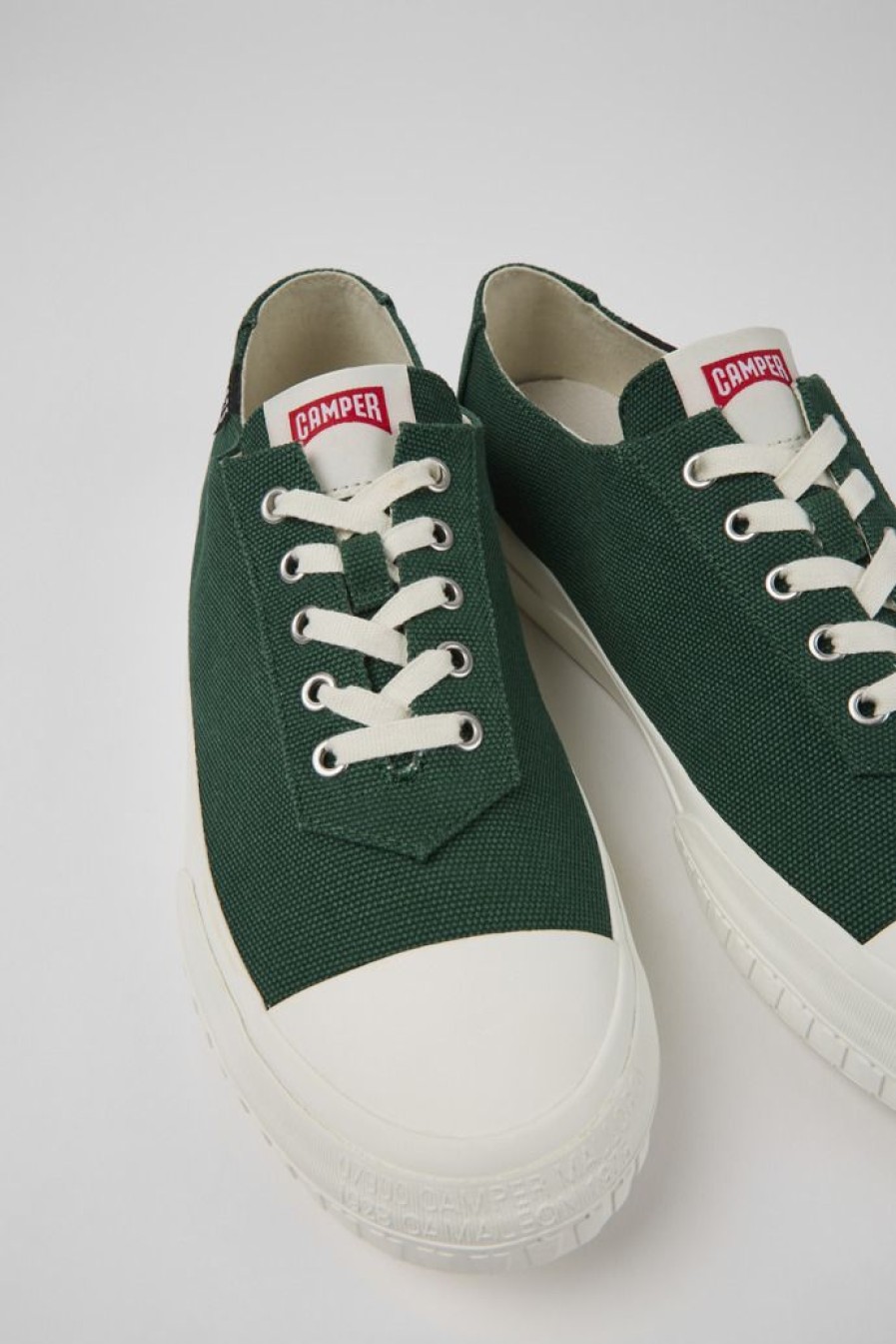 Camper Zapatillas | Sneakers De Algodon Reciclado Verdes Para Hombre