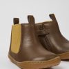 Camper Botas | Botas Marrones De Piel Para Ninos