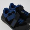 Camper Zapatillas | Zapatos De Nobuk Y Tejido Negros, Azules Y Grises