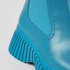 Camper Botines | Botas Azules De Piel Para Mujer