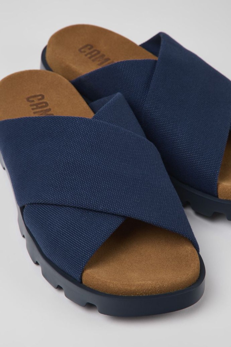 Camper Sandalias | Sandalias De Algodon Reciclado Azules Para Hombre