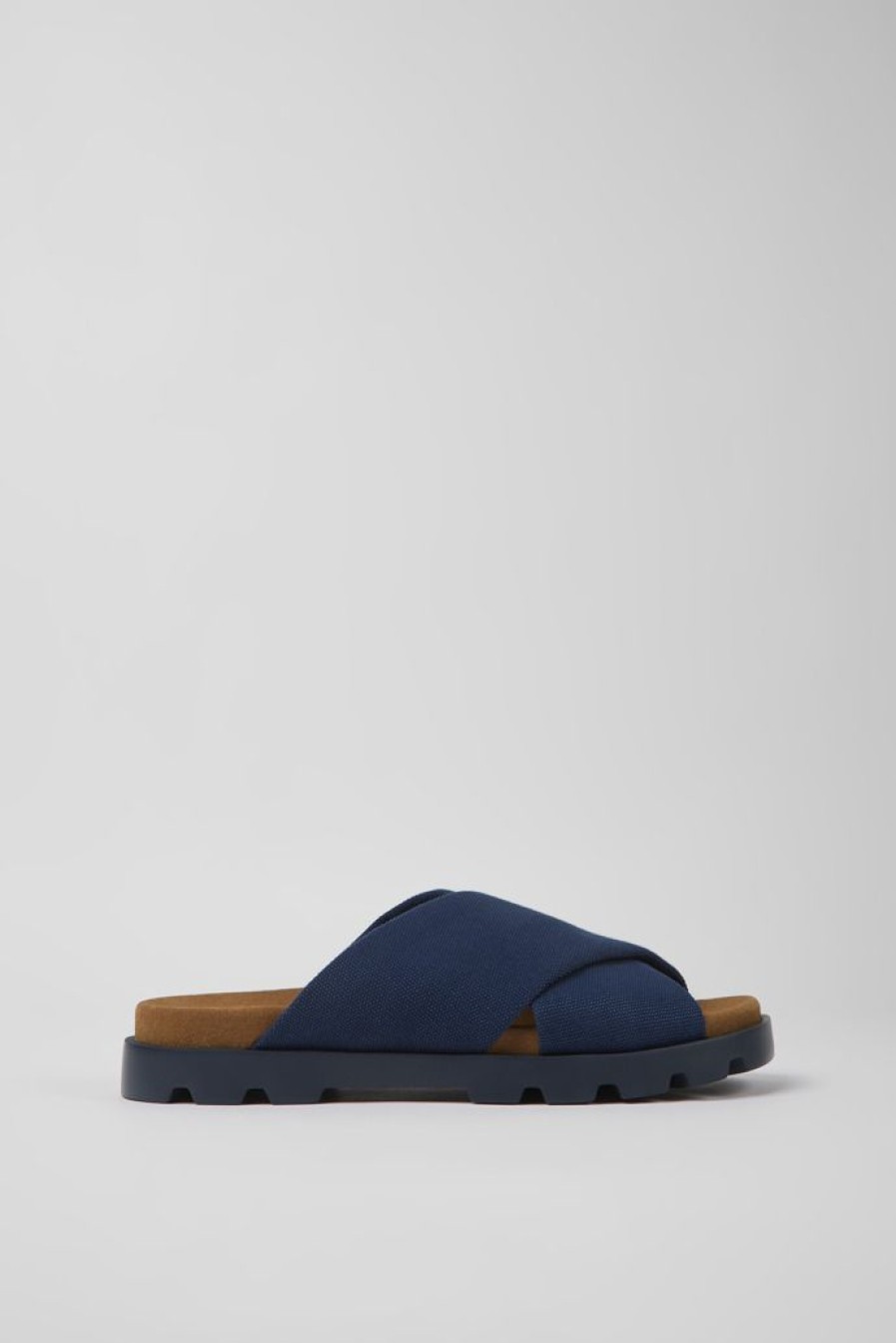 Camper Sandalias | Sandalias De Algodon Reciclado Azules Para Hombre