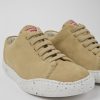 Camper Zapatillas | Sneakers De Nobuk Beige Para Mujer