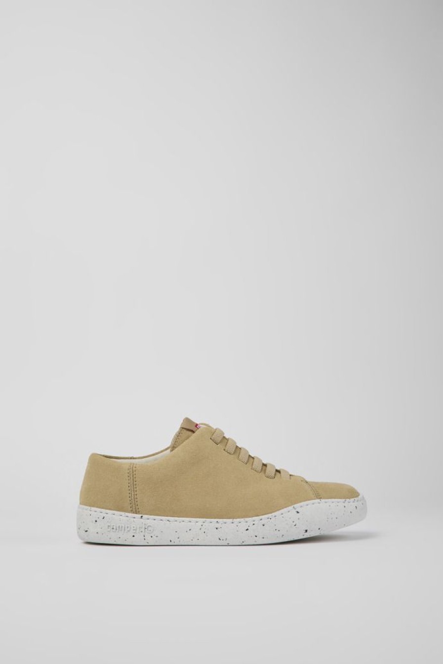 Camper Zapatillas | Sneakers De Nobuk Beige Para Mujer