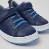 Camper Zapatillas | Sneakers Azules De Piel Para Ninos